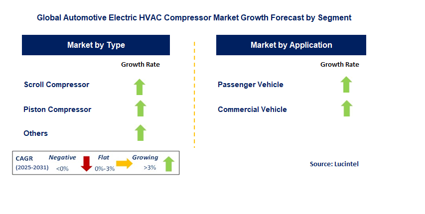 Automotive Electric HVAC Compressor Market by Segment